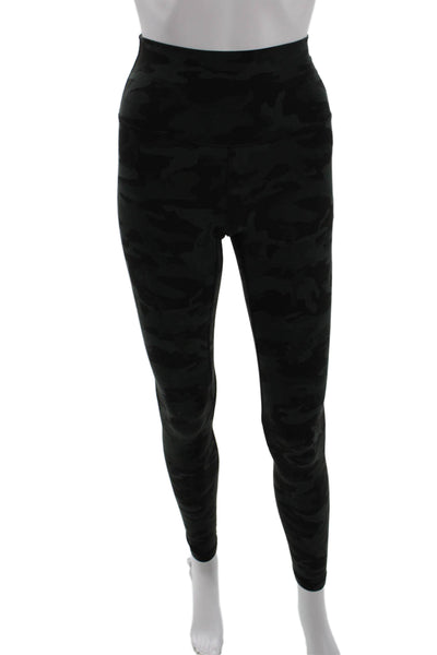 Lululemon Womens Camouflage Print Stretch Ankle Leggings Green Size 4