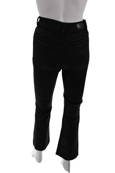 DL1961 Womens Cotton Bridget Boot Slim Fit Zip Fly Denim Jeans Black Size 26