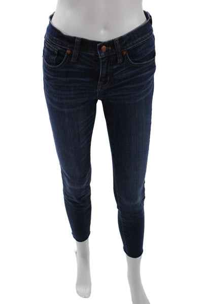 Madewell Womens Cotton Skinny Skinny Zip Fly Denim Jeans Blue Size 26