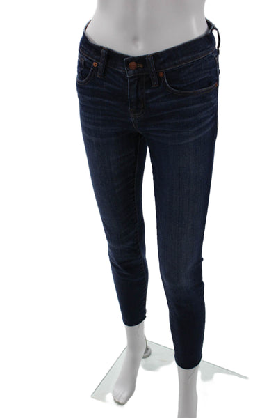 Madewell Womens Cotton Skinny Skinny Zip Fly Denim Jeans Blue Size 26