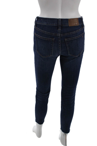 Madewell Womens Cotton Skinny Skinny Zip Fly Denim Jeans Blue Size 26