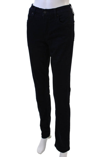 Paige Womens Five Pocket Mid Rise Casual Skinny Jeans Dark Blue Size 30