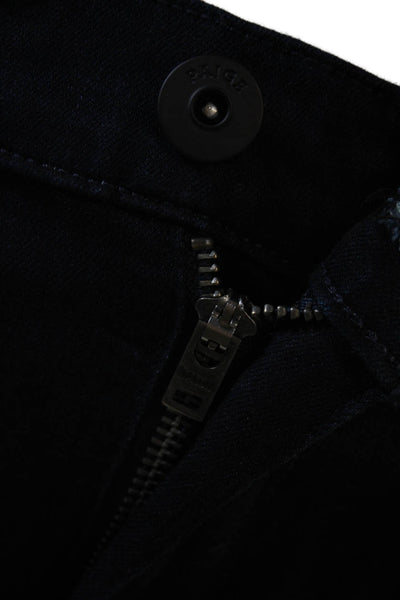 Paige Womens Five Pocket Mid Rise Casual Skinny Jeans Dark Blue Size 30