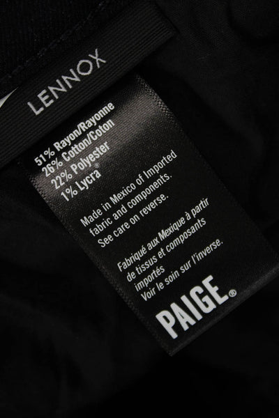 Paige Womens Five Pocket Mid Rise Casual Skinny Jeans Dark Blue Size 30