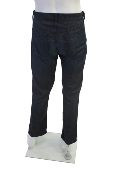 J Brand Mens Cotton Zippered Flat Front Straight Casual Pants Blue Size 34