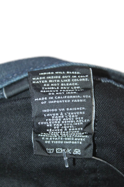 J Brand Mens Cotton Zippered Flat Front Straight Casual Pants Blue Size 34