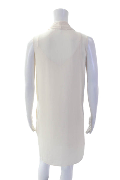 ASTR Womens V-Neck Sleeveless Pullover Layered Mini Dress Pink Size S