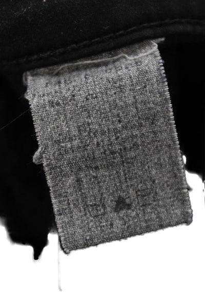 Rag & Bone Womens Cotton Button Zip Skinny Leg Lined Pants Black Size EUR 27