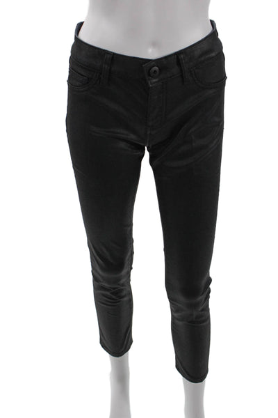 DL1961 Womens Cotton Florence Instasculpt Skinny Fit Jeans Black Size 26