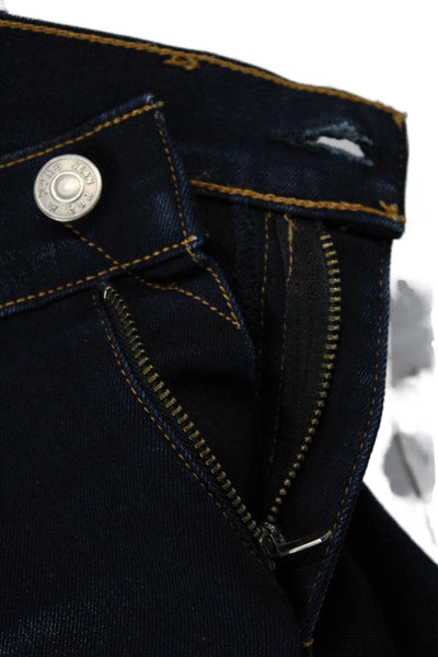 Rag & Bone Jean Womens Dark Wash Mid Rise Skinny Ankle Jeans Blue Denim Size 26