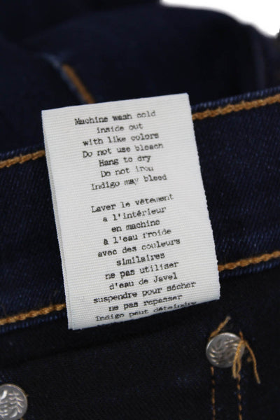 Rag & Bone Jean Womens Dark Wash Mid Rise Skinny Ankle Jeans Blue Denim Size 26