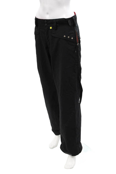 Bonfire Snowboarding Womens Zipper Fly Straight Leg Snow Pants Black Size Small