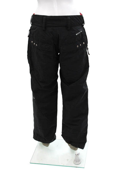 Bonfire Snowboarding Womens Zipper Fly Straight Leg Snow Pants Black Size Small