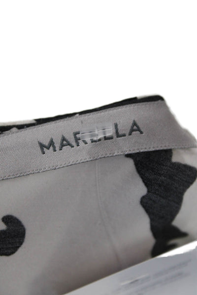 Marella Womens Satin Sleeveless V-Neck Waist Tied Jumpsuit White Size 12