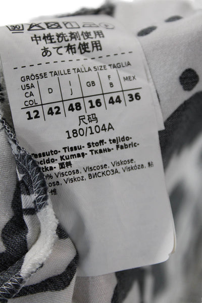 Marella Womens Satin Sleeveless V-Neck Waist Tied Jumpsuit White Size 12