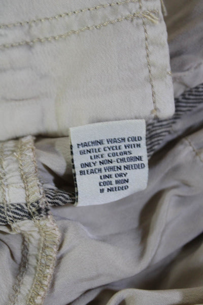 Marrakech Womens Cargo Pocket Detail Collared Lightweight Jacket Beige Size L