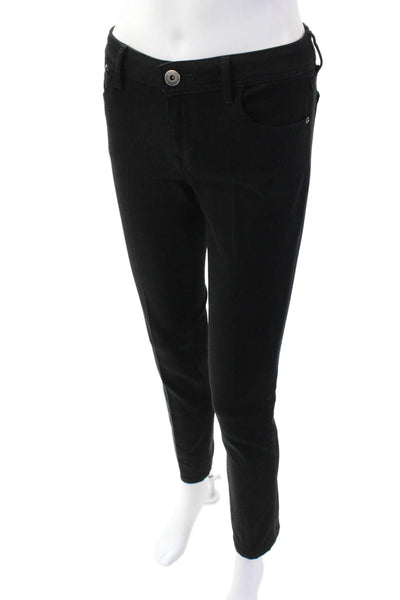 DL 1961 Womens Cotton Coco Comfort Straight Leg Slim Fit Jeans Black Size 26