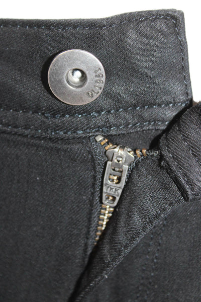 DL 1961 Womens Cotton Coco Comfort Straight Leg Slim Fit Jeans Black Size 26