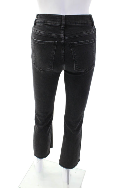 DL1961 Womens Bridget Boot High Rise Instasculpt Jeans Black Size 26