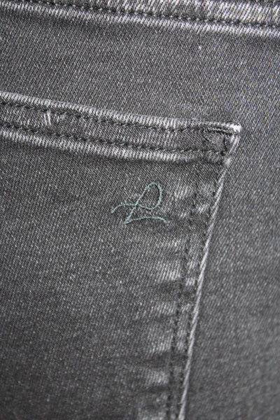 DL1961 Womens Bridget Boot High Rise Instasculpt Jeans Black Size 26