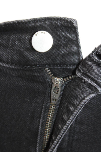 DL1961 Womens Bridget Boot High Rise Instasculpt Jeans Black Size 26