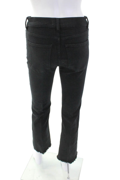 DL1961 Womens Cotton Bridget Boot High Rise Instasculpt Jeans Black Size 26