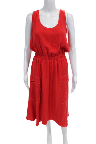 Ramy Brook Womens Sleeveless Full Length A Line Maxi Dress White Size Small