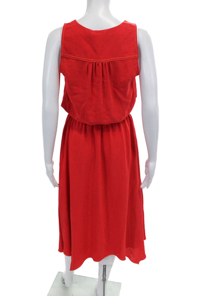 Ramy Brook Womens Sleeveless Full Length A Line Maxi Dress White Size Small