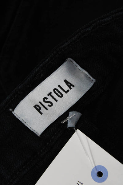 Pistola Womens Cotton Dark Washed Fringed Hem Bootcut Jeans Blue Size EUR 25