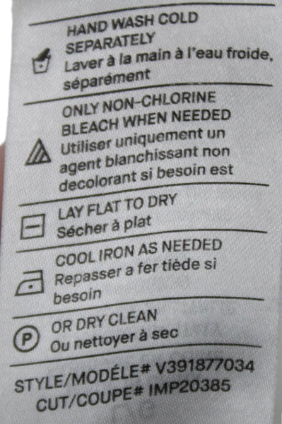 Vince Womens Cotton Striped Crew Neck Pullover Knit Sweater Blue Size L