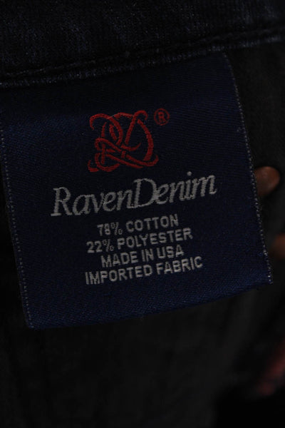 Raven Denim Womens Cotton Dark Wash Denim Low-Rise Bootcut Jeans Blue Size 31