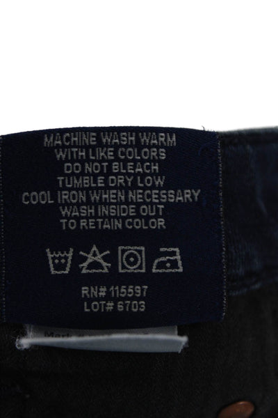 Raven Denim Womens Cotton Dark Wash Denim Low-Rise Bootcut Jeans Blue Size 31