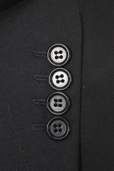 Boss Hugo Boss Mens Wool Long Sleeve Button Lined Collar Blazer Navy Size EUR 40