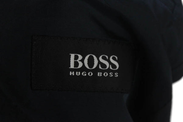 Boss Hugo Boss Mens Wool Long Sleeve Button Lined Collar Blazer Navy Size EUR 40