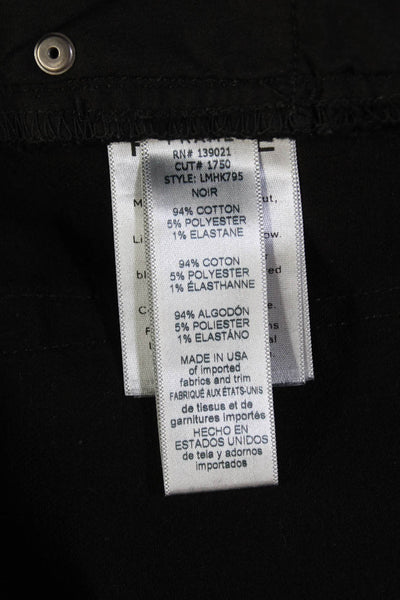 Frame Denim Mens Cotton Zippered L'Homme Skinny Jeans Black Size 30