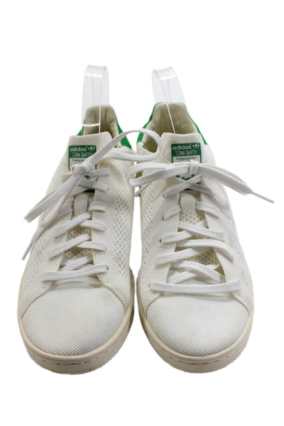 Adidas Stan Smith Mens Low Top Lace Up Sneakers White Green Size 6.5