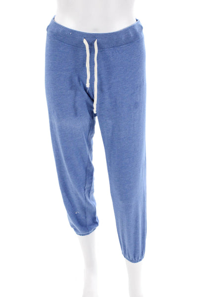 Nation LTD Womens Elastic Waistband Cuff Bottom Sweatpants Blue Size XS