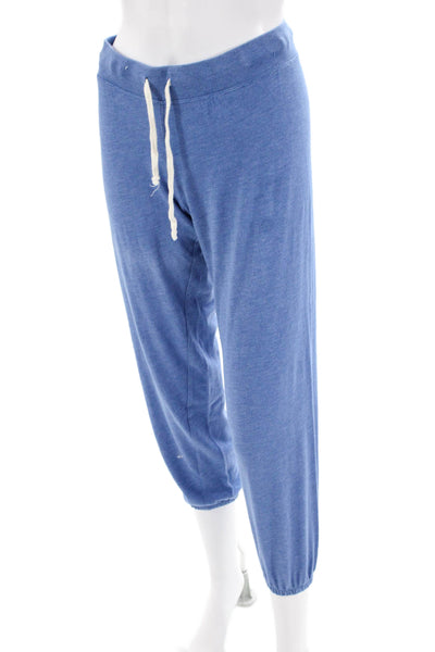 Nation LTD Womens Elastic Waistband Cuff Bottom Sweatpants Blue Size XS