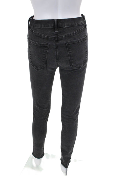J Brand Womens Zipper Fly Maria High Rise Skinny Ankle Jeans Gray Size 29
