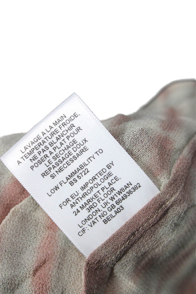 Velvet by Graham & Spencer Womens Tie-Dye Sleeveless Mini Dress Gray Size XS