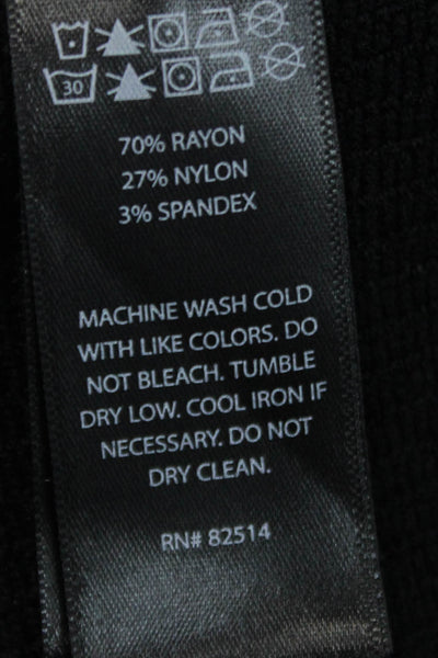 House of Harlow 1960 Womens Sleeveless Scoop Neck Sweater Vest Black Size L