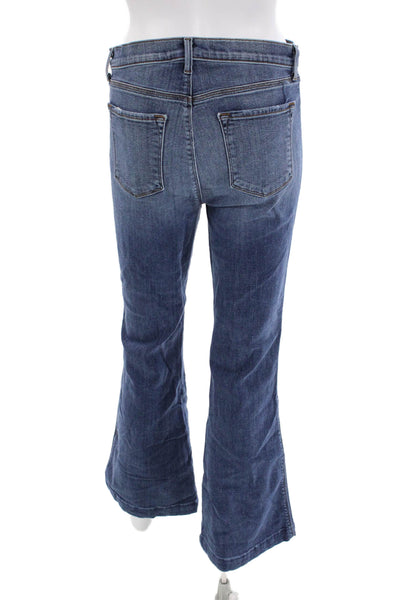 J Brand Womens Cotton Zip Button Boot Cut Leg Jeans Blue Size EUR 30