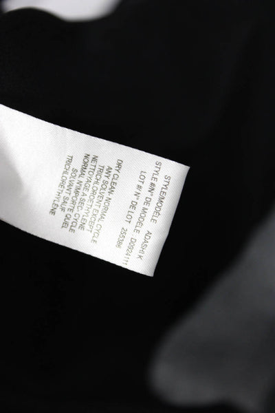 Theory Womens Cotton Blend Collared Long Sleeve Zip Up Jacket Gray Size P