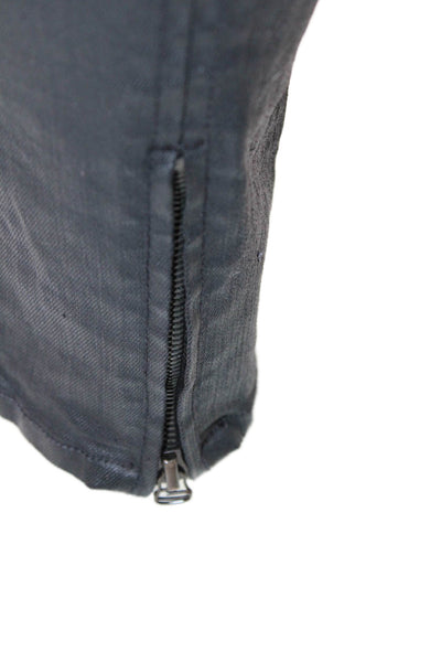 AG Adriano Goldschmied Womens Cotton The Moto Leggings Jeans Black Size 29