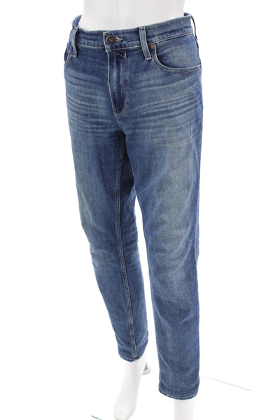 Paige Black Label Womens Skinny Leg Louis Wash Lennox Jeans Blue Cotton Size 33