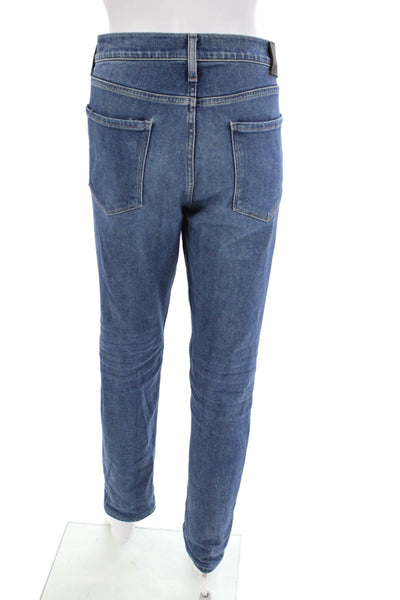 Paige Black Label Womens Skinny Leg Louis Wash Lennox Jeans Blue Cotton Size 33