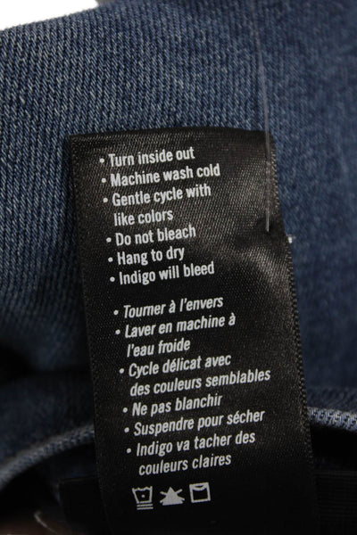 Paige Black Label Womens Skinny Leg Louis Wash Lennox Jeans Blue Cotton Size 33