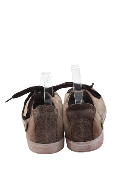 Joes Mens Color Block Lace-Up Round Toe Denim Fashion Sneakers Brown Size 11.5