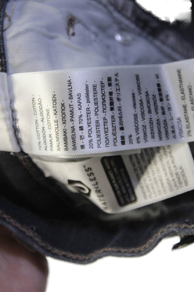 Levi Strauss & Co Womens Cotton 311 Shaping Skinny Jeans Gray Size 26