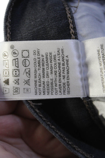 Levi Strauss & Co Womens Cotton 311 Shaping Skinny Jeans Gray Size 26